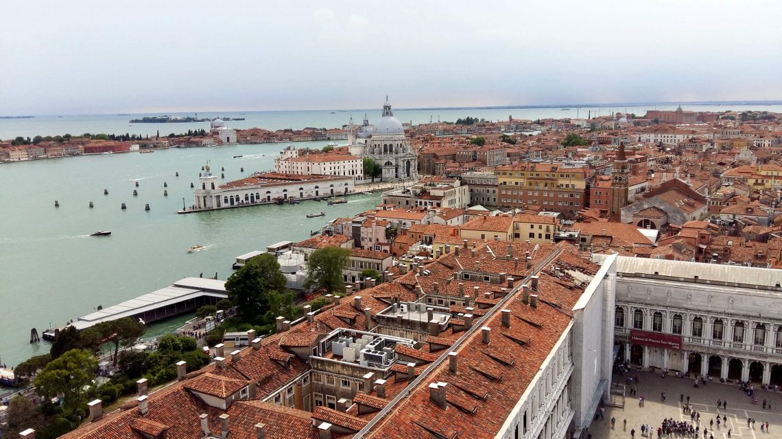 vistas de Venecia y gran canal