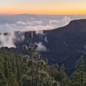 ruta en la gomera por chipude desde el mirador igualero