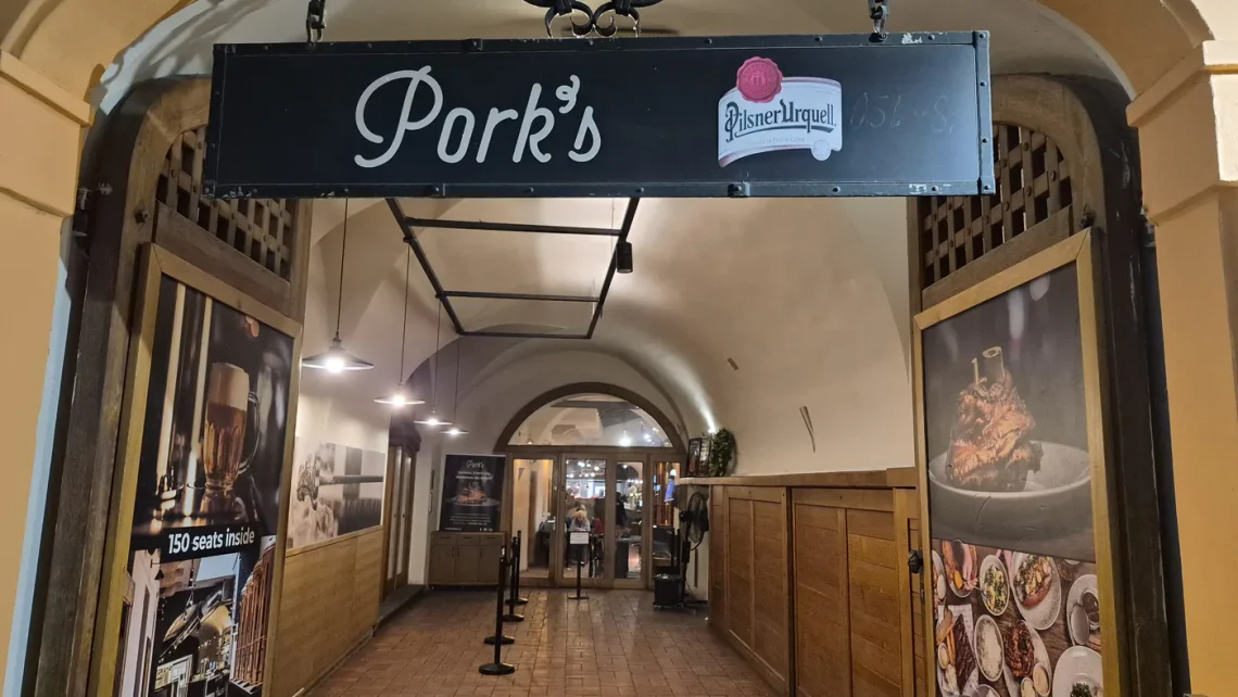 restaurante porks donde comer en praga