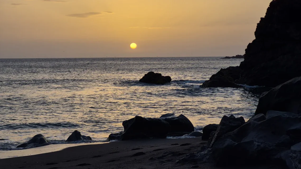 atardecer playa el verodal
